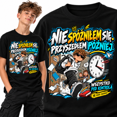 KOSZULKA DZIEŃ CHŁOPAKA  nie spóźniłem się
